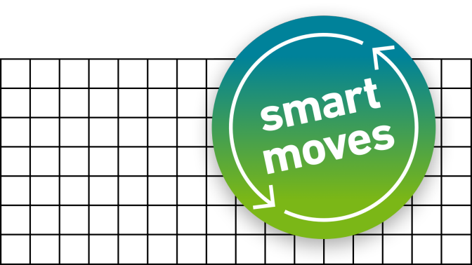 Logo of the campaign "smart moves"
